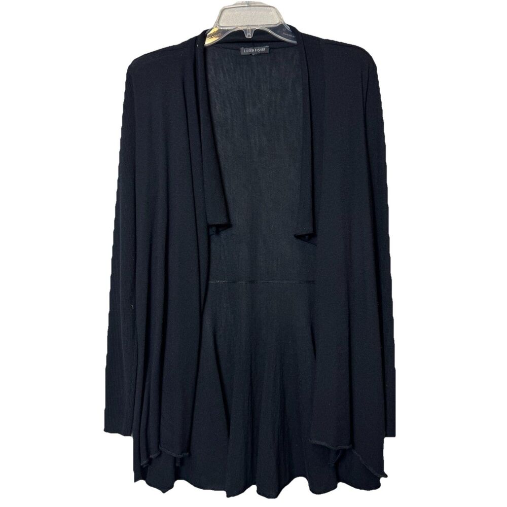 Eileen Fisher Womens 100% Merino Wool Cardigan Sweater Lightweight Size M Approx